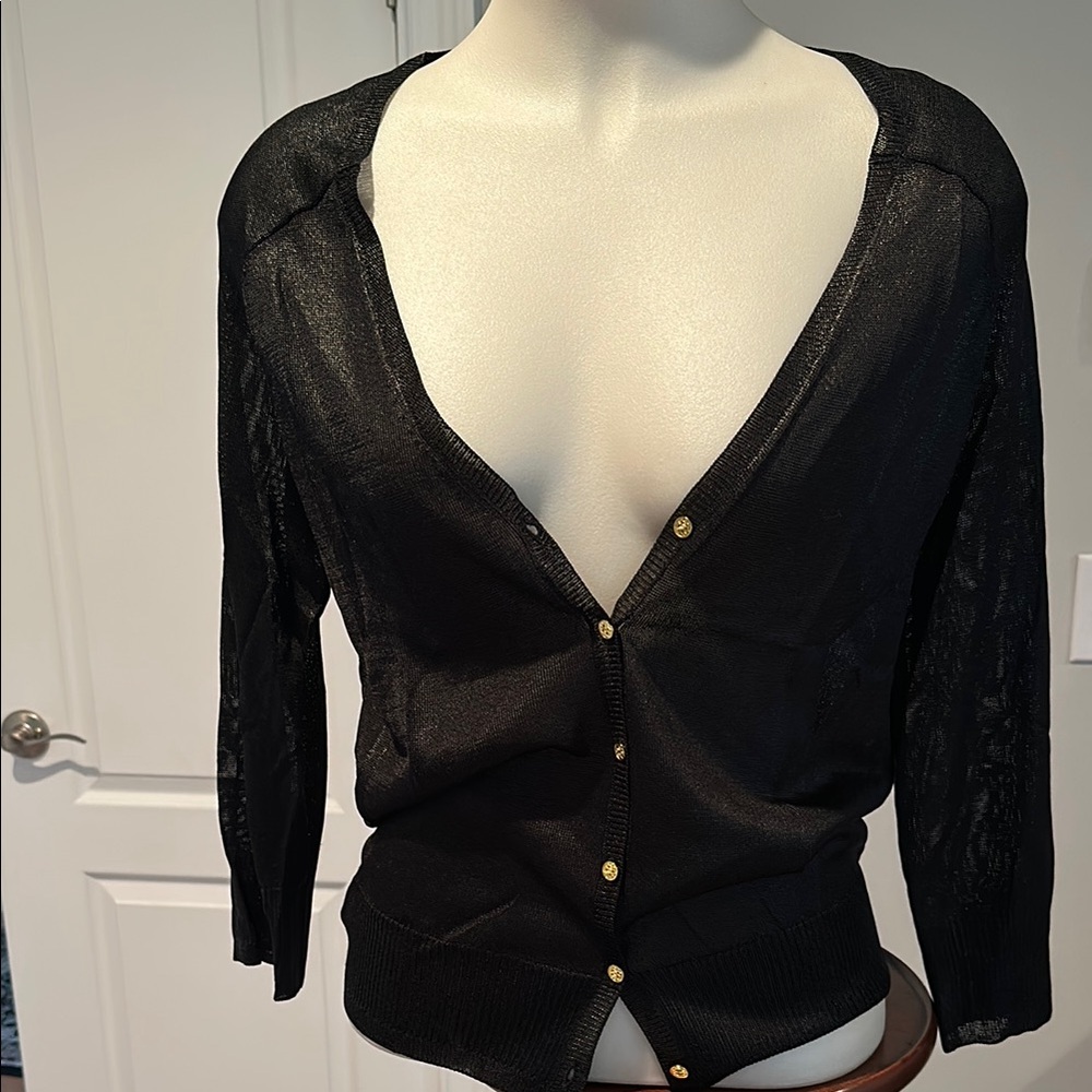 Tory Burch - Elegant Black Cardigan
